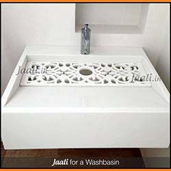 Ornamental Jaali for a Washbasin